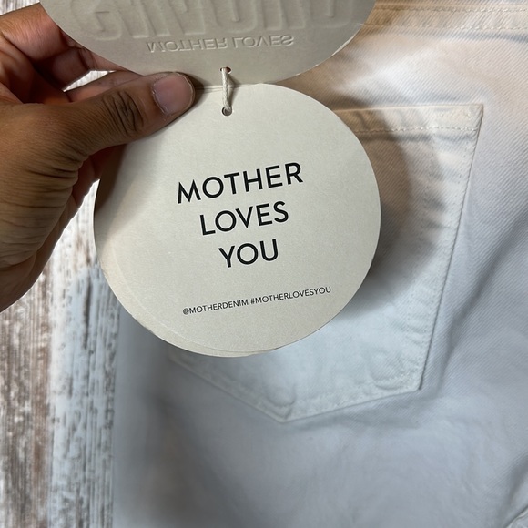 Mother SNACKS! High Waisted Double Stack Hover Fray Size 28 NWT - Picture 12 of 13